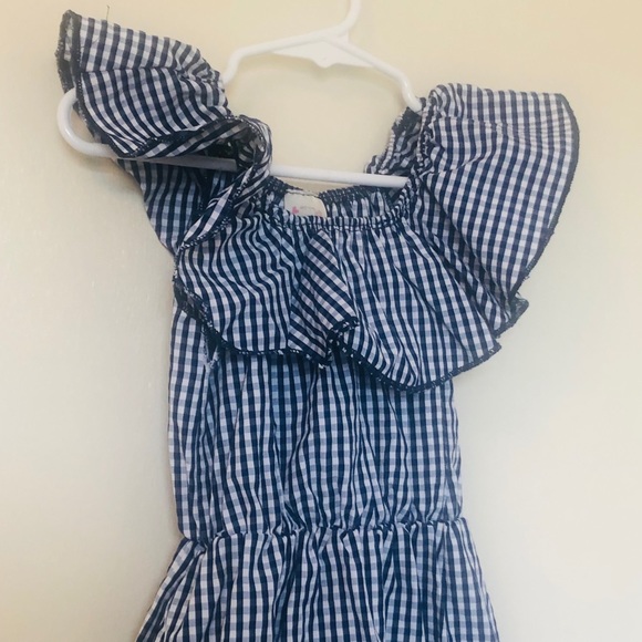 Heart And Arrow Off Shoulder Plaid Dress Size 5 - Picture 2 of 11